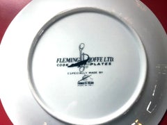 Piero Fornasetti Porcelain Fleming Joffe Plate-Vero Pig Piccadilly