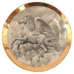 Piero Fornasetti Porcelain Gold 1950 Italy