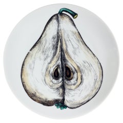 Piero Fornasetti Porcelain Sezioni Di Frutta Desert Plate, No 12 for Tiffany