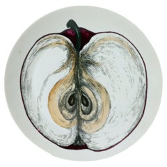Essteller aus Porzellan von Piero Fornasetti Sezioni Di Frutta, Nummer 6