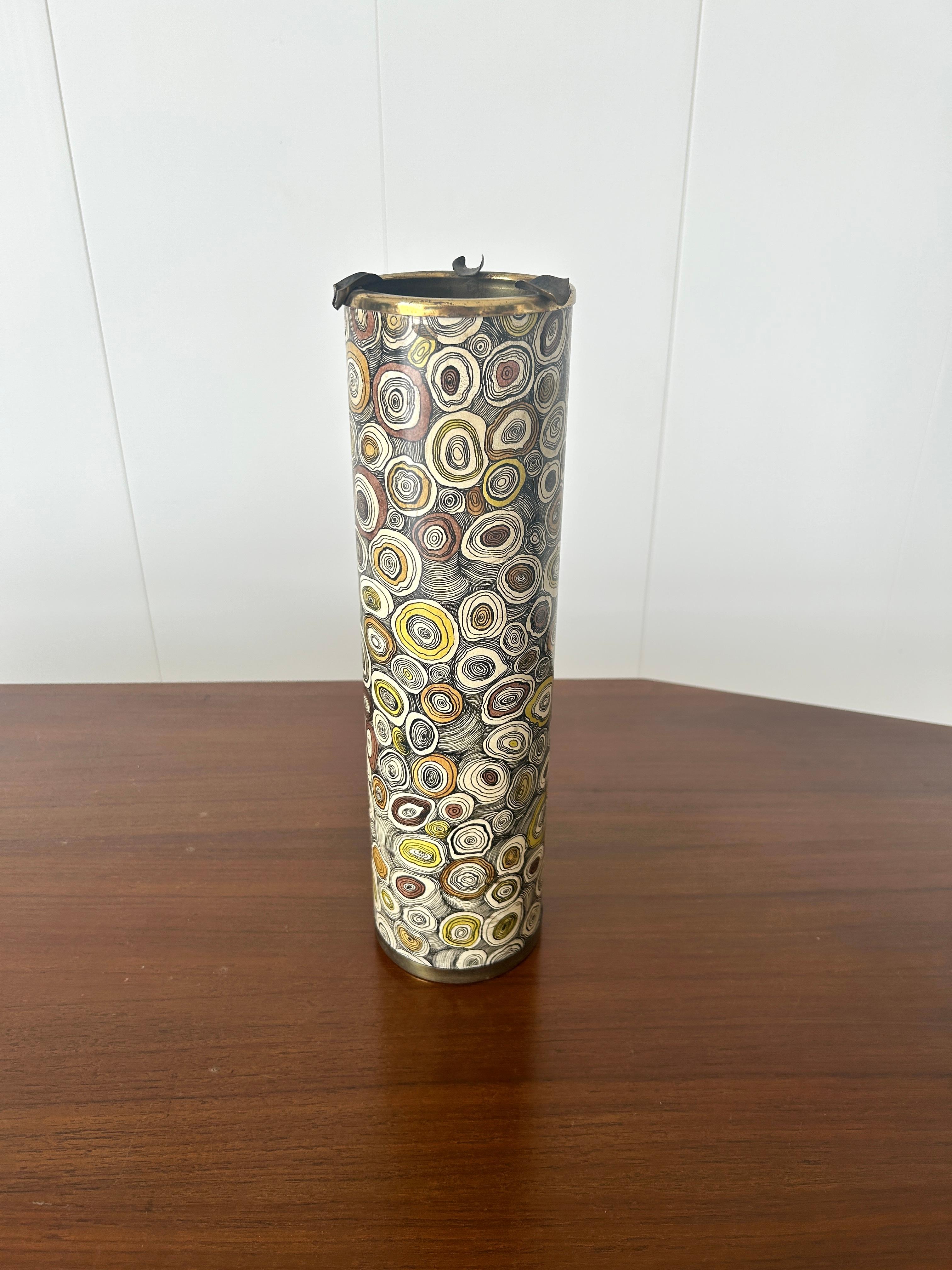Metal Piero Fornasetti, Posacenere, prod. Fornasetti Milano anni '60 For Sale
