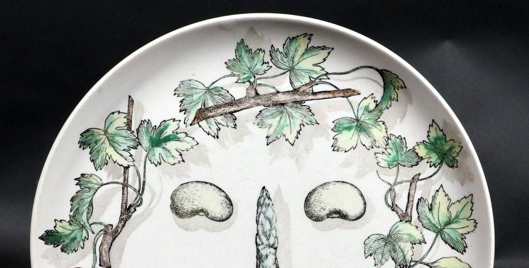 Piero Fornasetti Ceramiche Arcimboldesca Piatti da portata per verdure In condizioni buone in vendita a Downingtown, PA