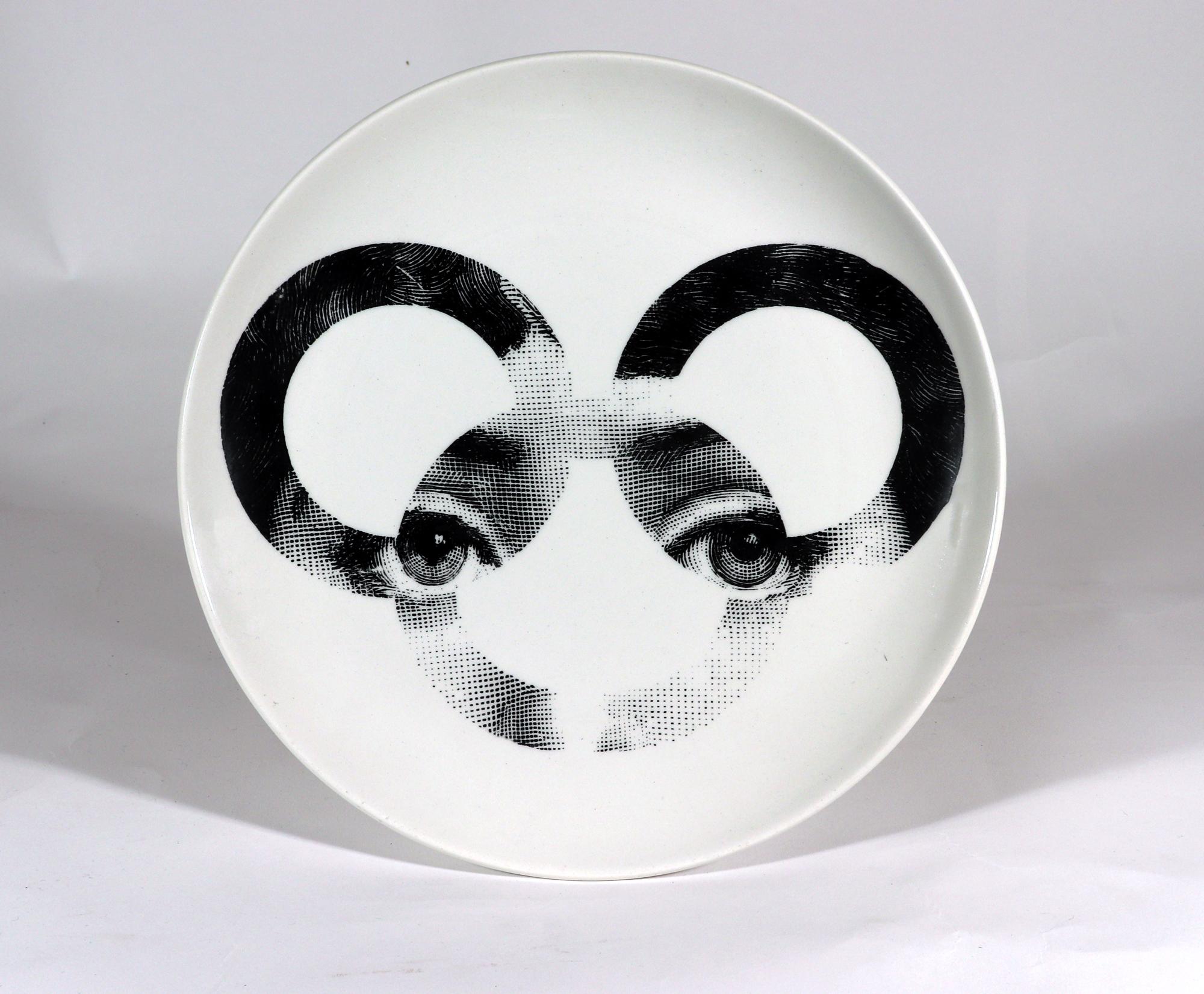 Piero Fornasetti Pottery Themes & Variation Plates 4