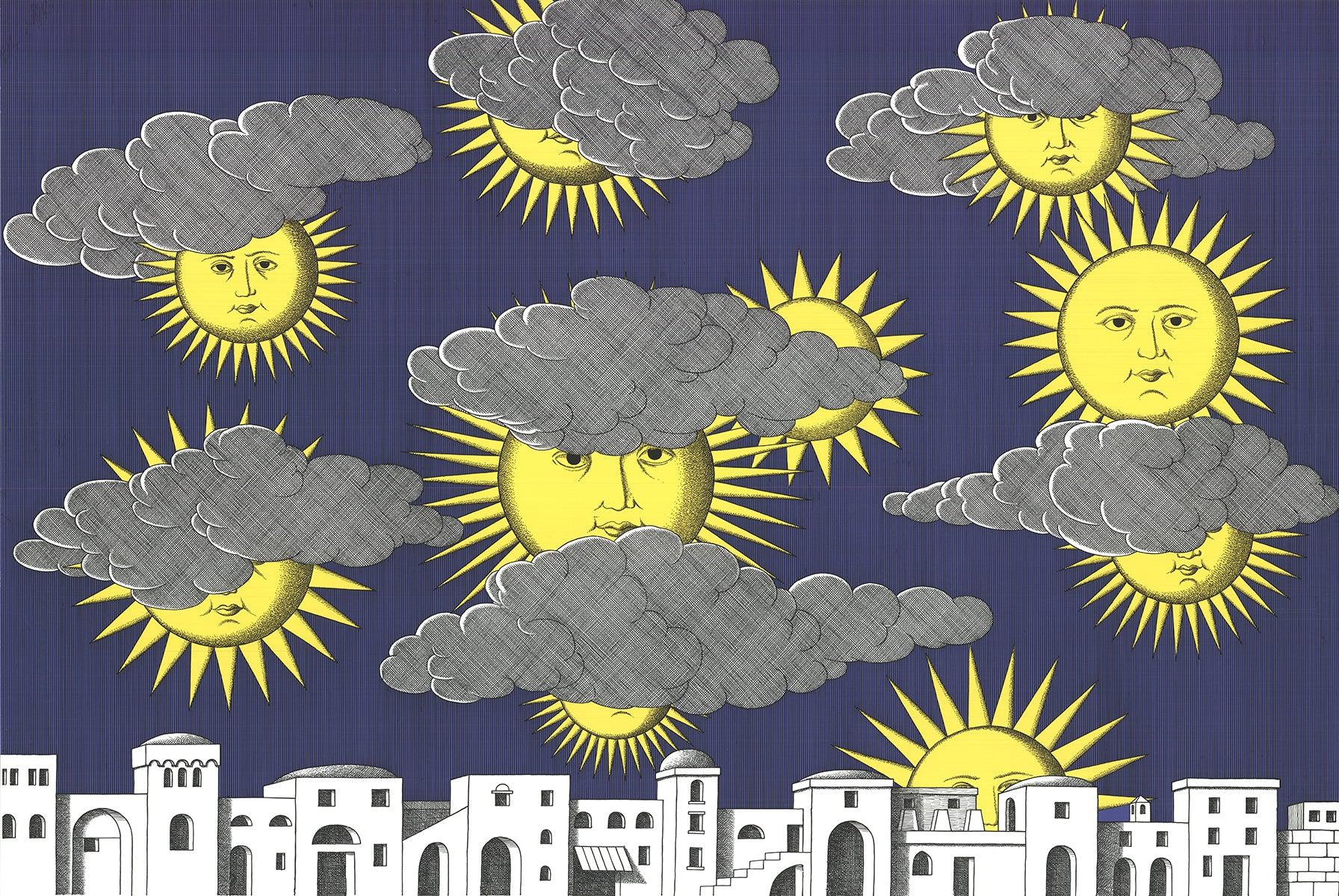 Piero Fornasetti 'Soli di Capri' 3