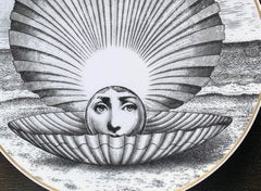Assiette Rosenthal Piero Fornasetti:: Motiv 14:: vers les années 1980