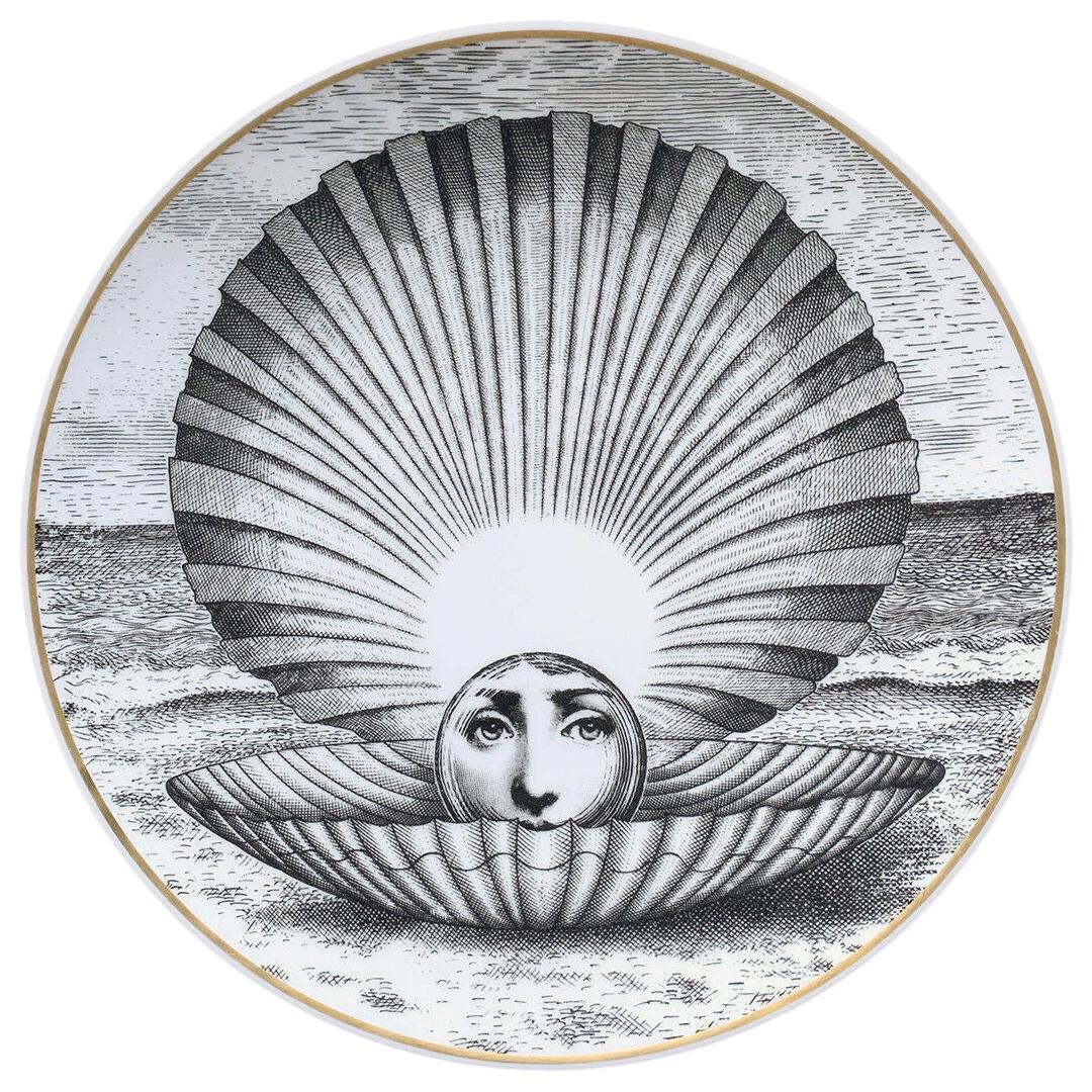 Piero Fornasetti Rosenthal Plate, Motiv 14, circa 1980s