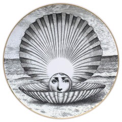 Piero Fornasetti Rosenthal Teller:: Motiv 14:: ca. 1980er Jahre