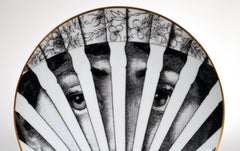 Piero Fornasetti Rosenthal Teller, "The Fan" Motiv 26