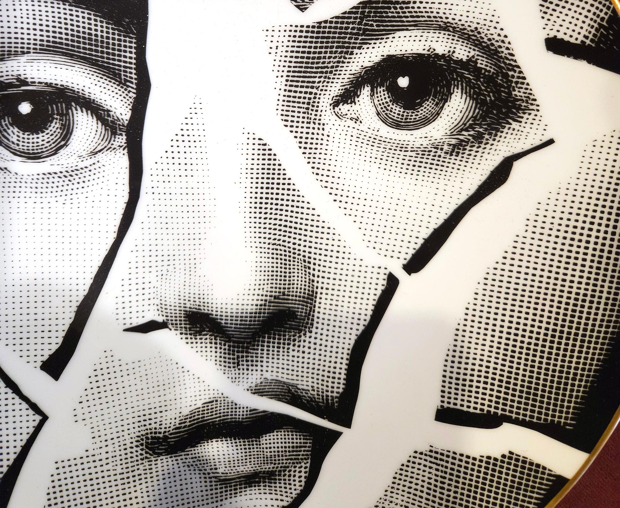 Piero Fornasetti Rosenthal Porzellan Surreal Themes and Variations Teller (20. Jahrhundert) im Angebot