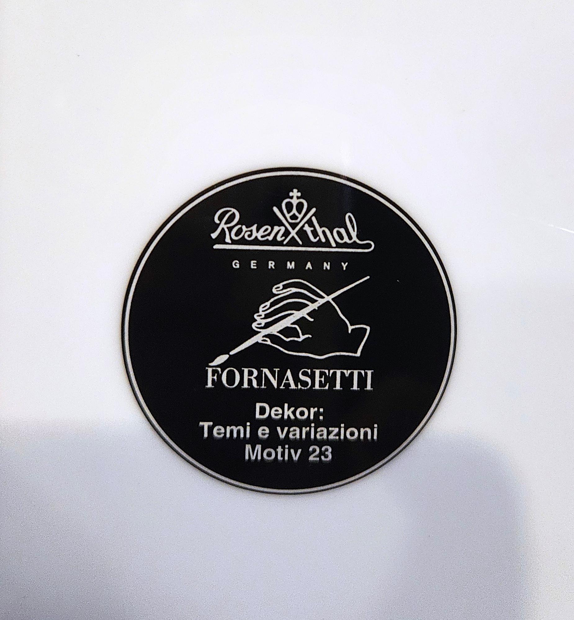 Piero Fornasetti Rosenthal Porzellan Surreal Themes and Variations Teller im Angebot 3