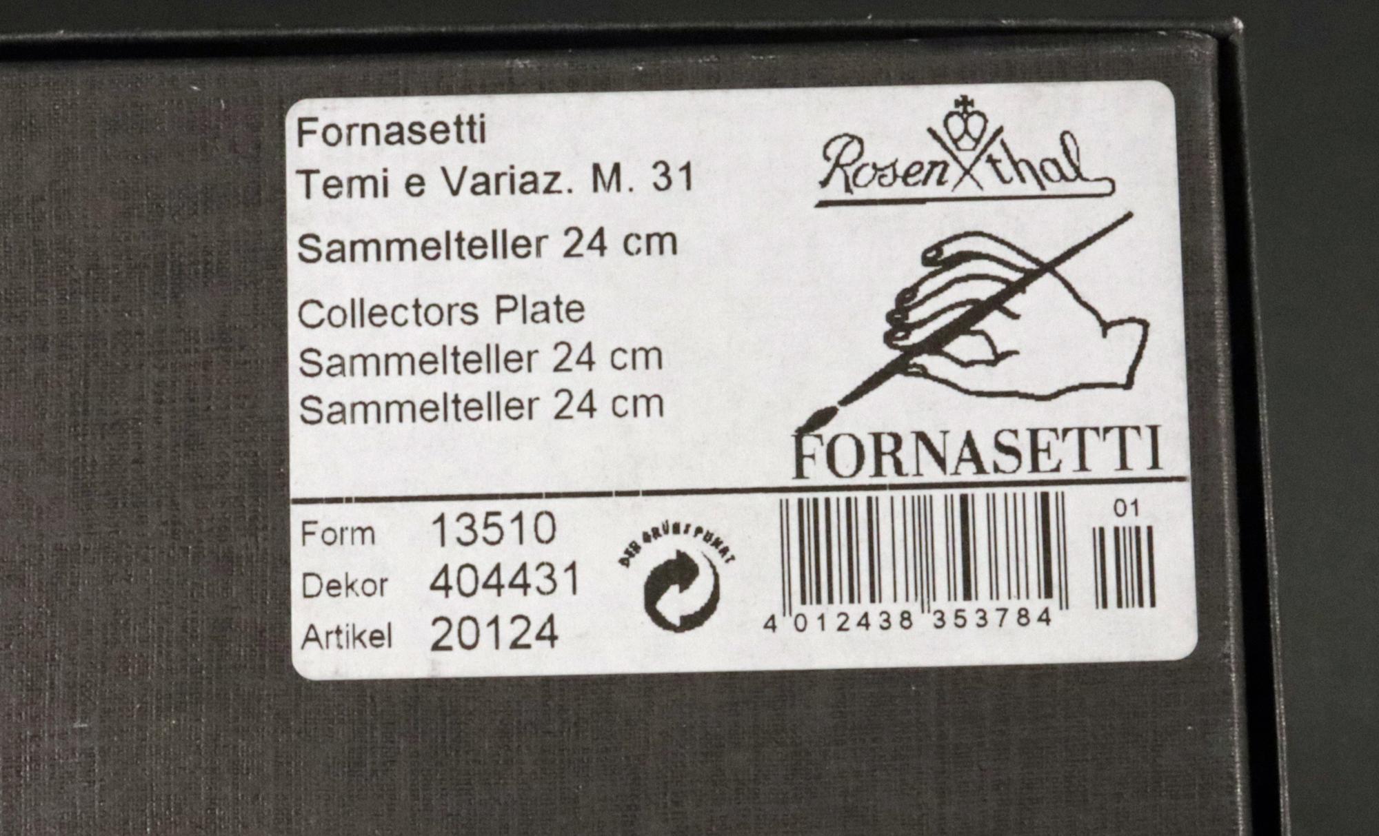 Piero Fornasetti Rosenthal Porcelain Themes & Variation Plate, Map Pattern For Sale 5
