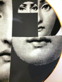 Piero Fornasetti Rosenthal Porcelain Themes & Variations Plate, Motiv 27