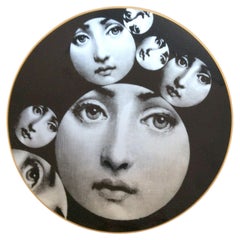Piero Fornasetti Rosenthal Porcelain Themes & Variations Plate, Motiv 34