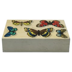Piero Fornasetti Caja con mariposas, Italia Años 60