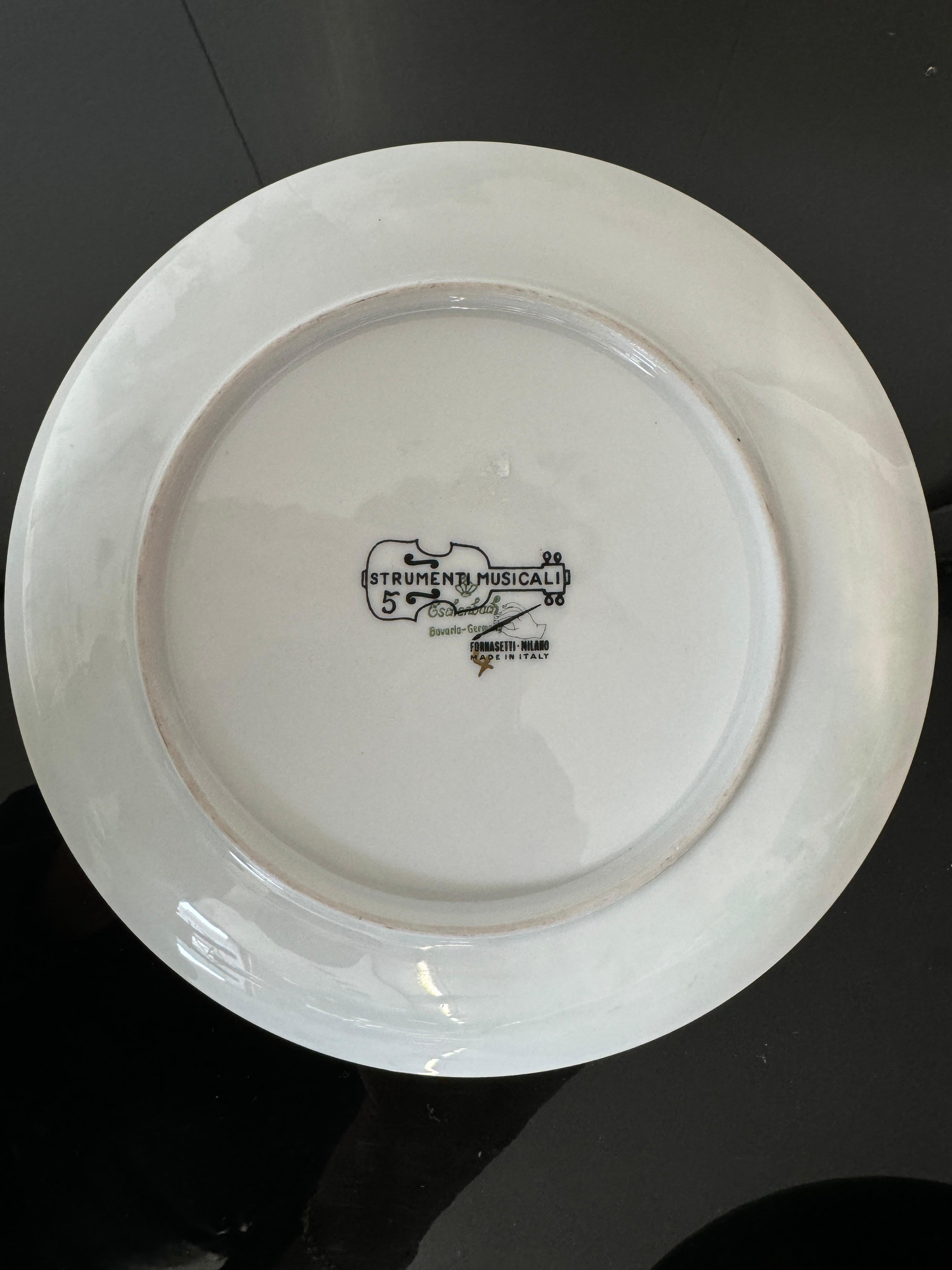 Piero Fornasetti, Six saucers 