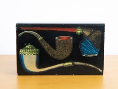Piero Fornasetti, Set di due scatole da fumo