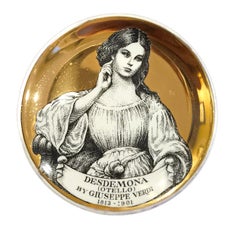 Piero Fornasetti Jeu de sous-verres représentant des personnages d'opéra-Mélodrame !