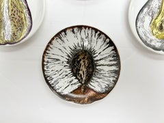 Piero Fornasetti set of Four Coasters Sezioni di Frutta Pattern