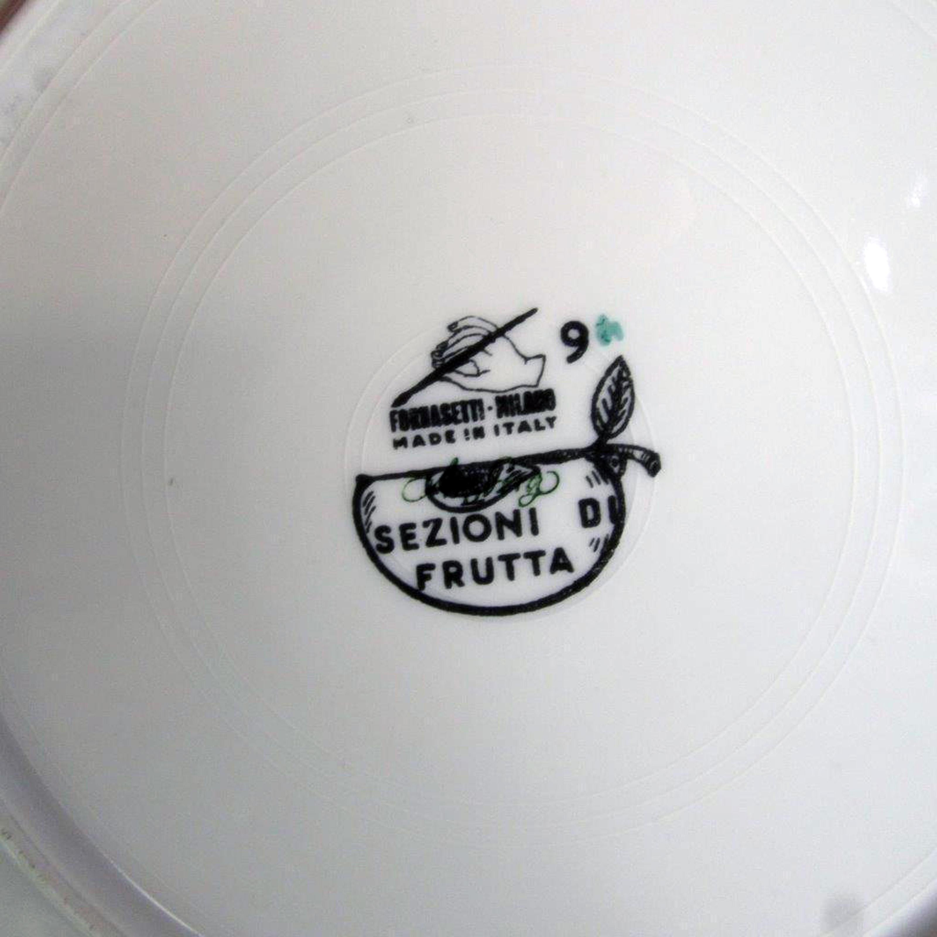 Italian Piero Fornasetti Sezioni Frutta Plate #3, 1960s