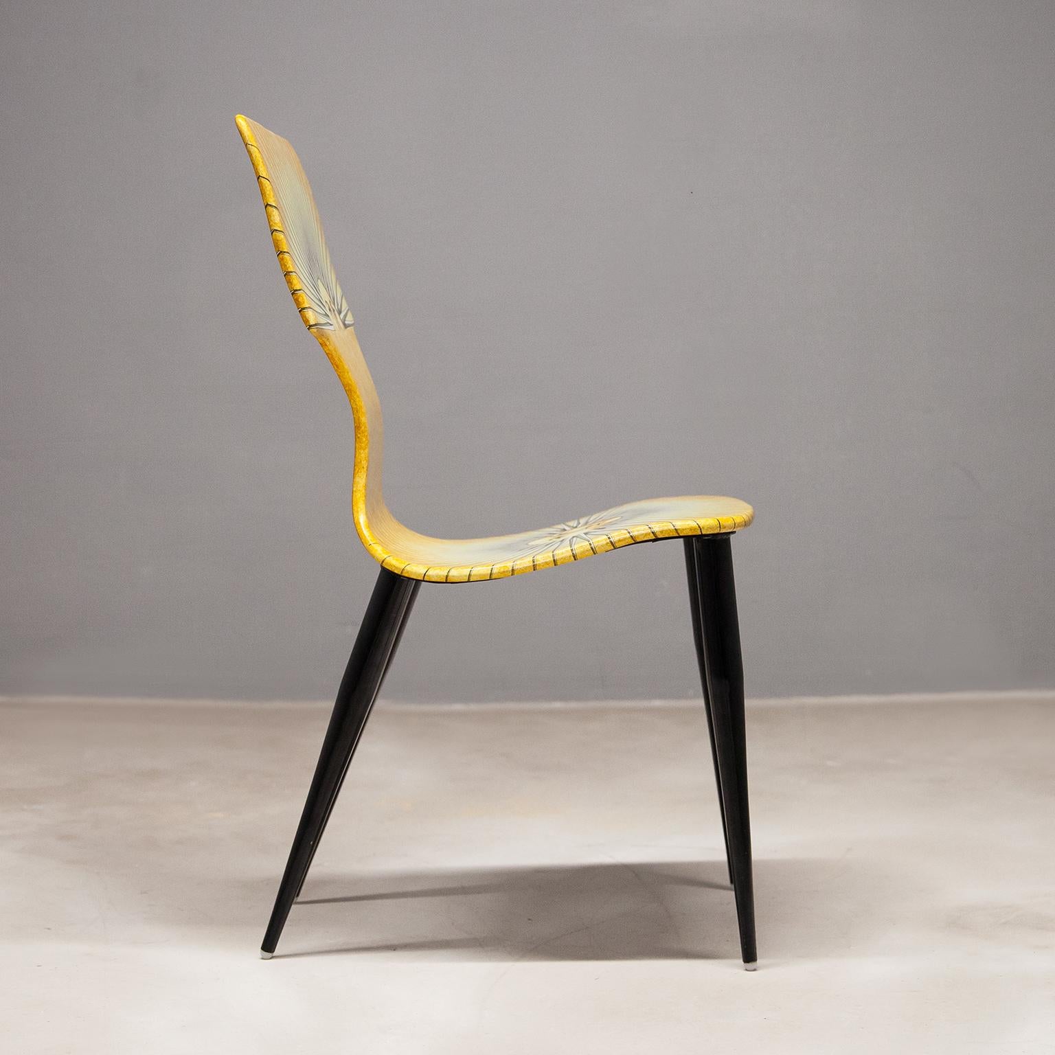 Italian Piero Fornasetti Sole Chair, 1999