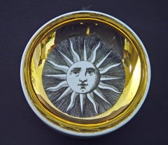 Piero Fornasetti "Solo" Sunburst Trinket Dish Piero Fornasetti "Solo" Sunburst Trinket Dish