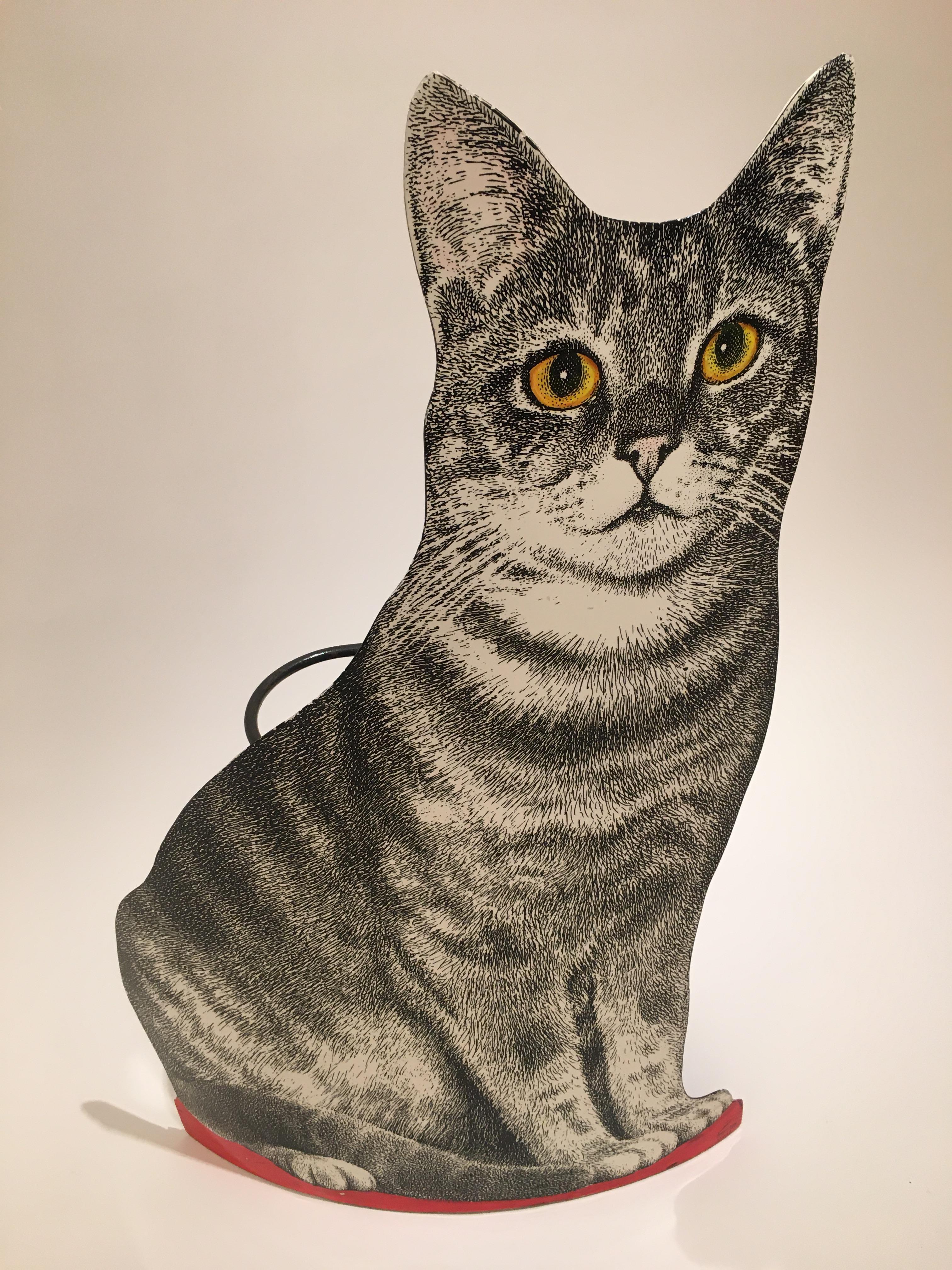 Piero Fornasetti 'Soriano' Cat Umbrella Stand, Italien (Italienisch) im Angebot