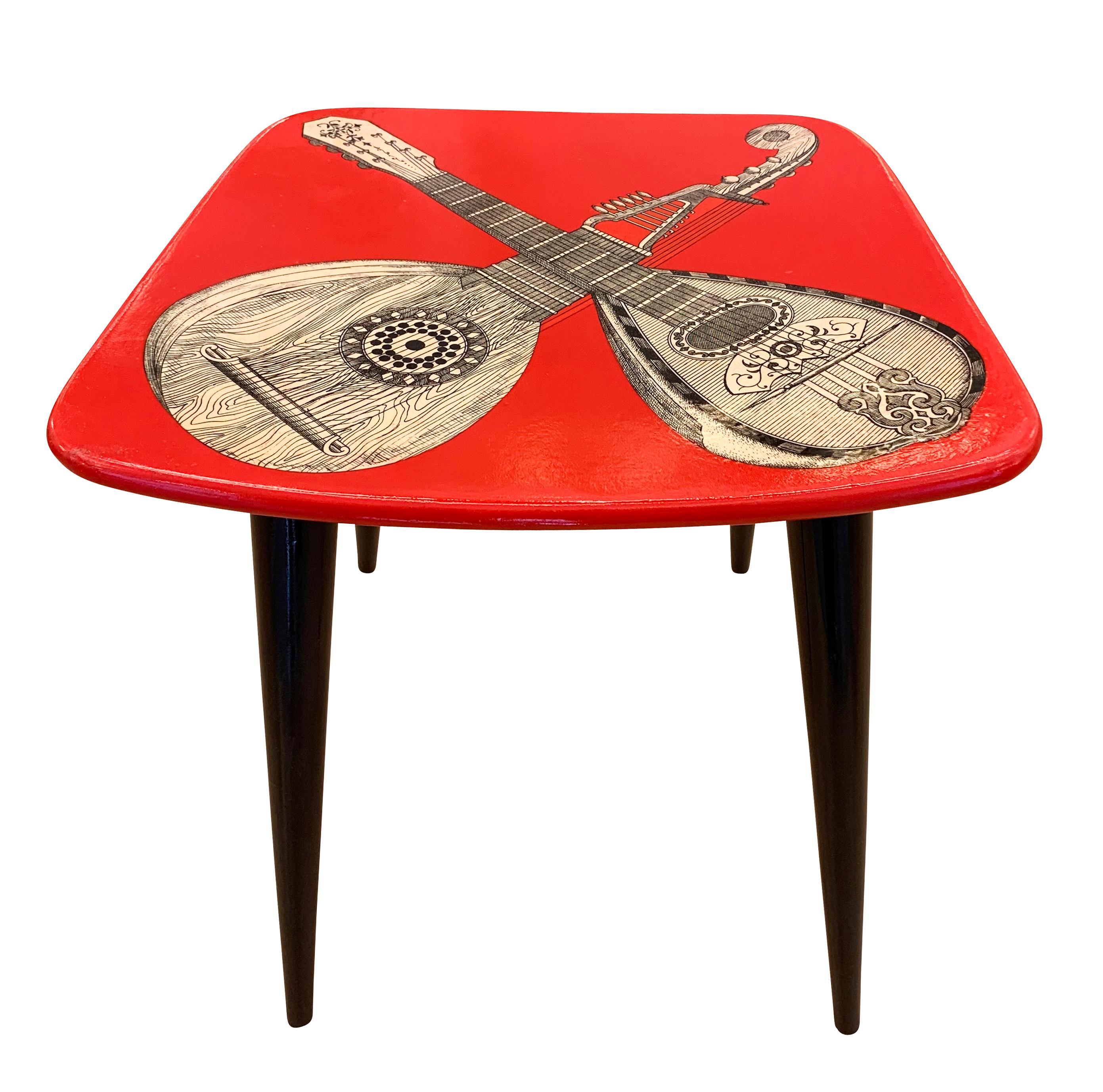 Italian Piero Fornasetti Stool, Italy, 1950s