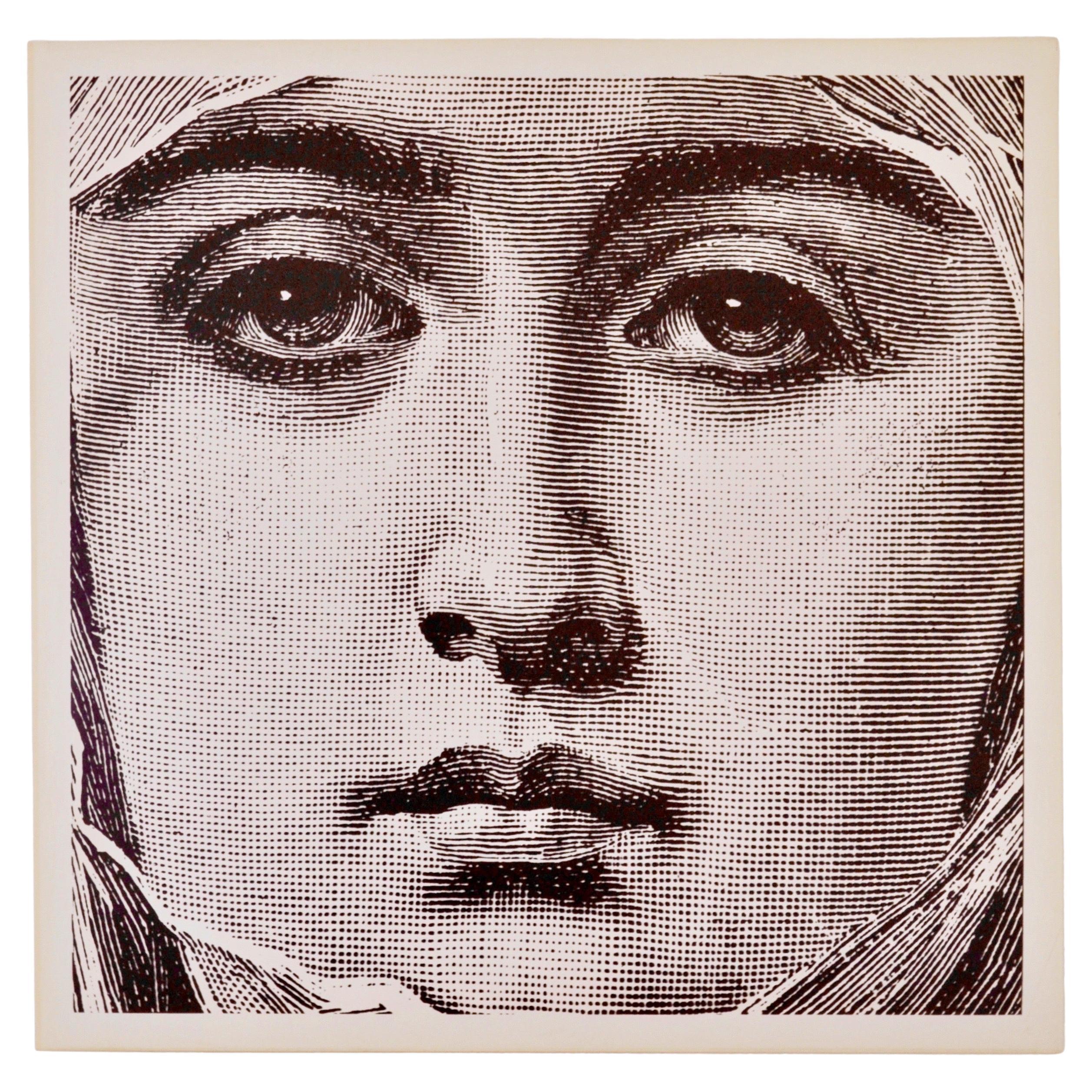 Piero Fornasetti Studio Work Print on Laminated Synthetic Sheet Italy