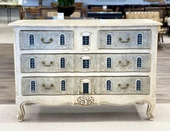 Piero Fornasetti Style Commode, Chest, French / Italian Renaissance Hand Painted