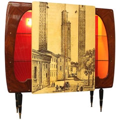 High Cupboard Featuring the Medieval Twin Towers