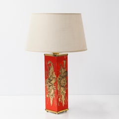 Piero Fornasetti Table Lamp Italy 1950s