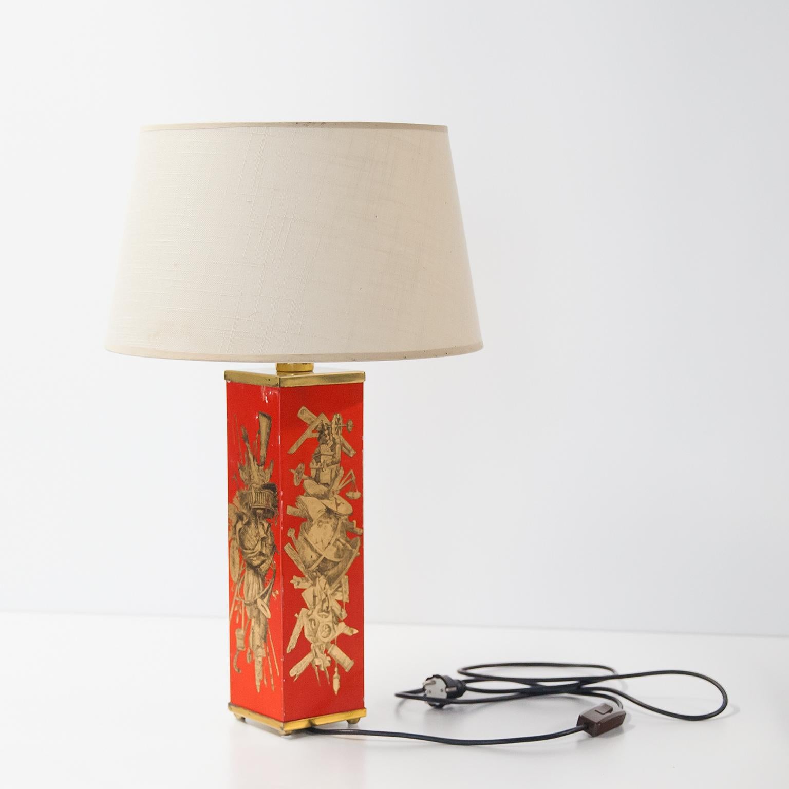 Lampada da tavolo Piero Fornasetti Italia anni '50 In condizioni buone in vendita a Munich, DE