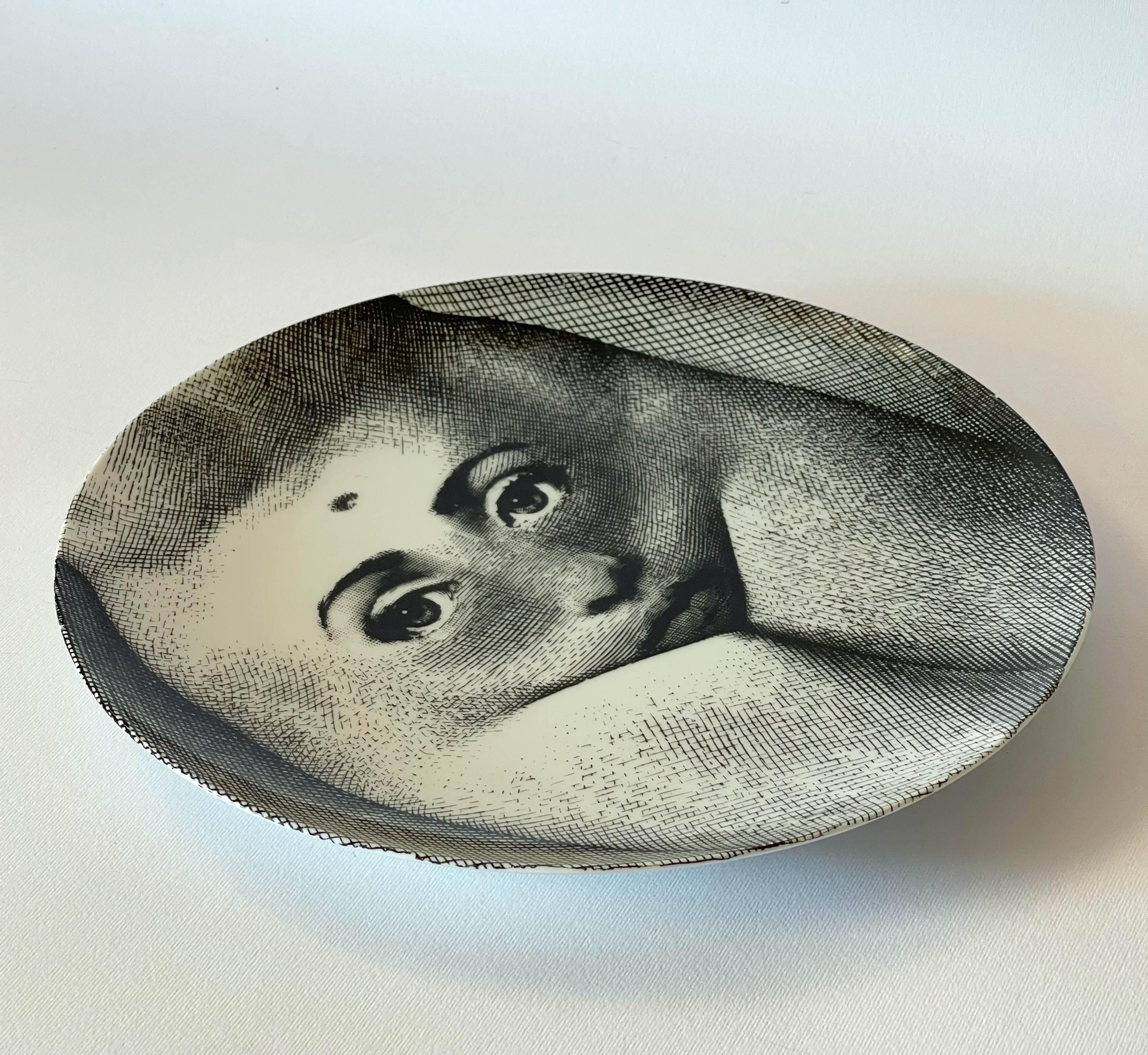 FORNASETTI Tema E Variazioni Plato de porcelana nº 281 Italiano en venta