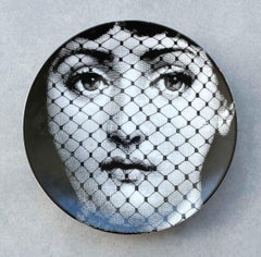 Piero Fornasetti Tema E Variazioni Porcelain Plate #78
