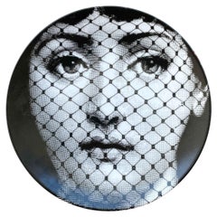 Piero Fornasetti Tema E Variazioni Porcelain Plate #78