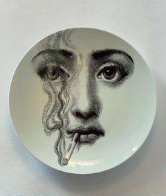 FORNASETTI Tema E Variazioni Porcelain Plate #81