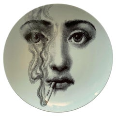FORNASETTI Tema E Variazioni Piatto in porcellana #81