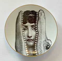 FORNASETTI Tema E Variazioni Porcelain Plate Motiv 24