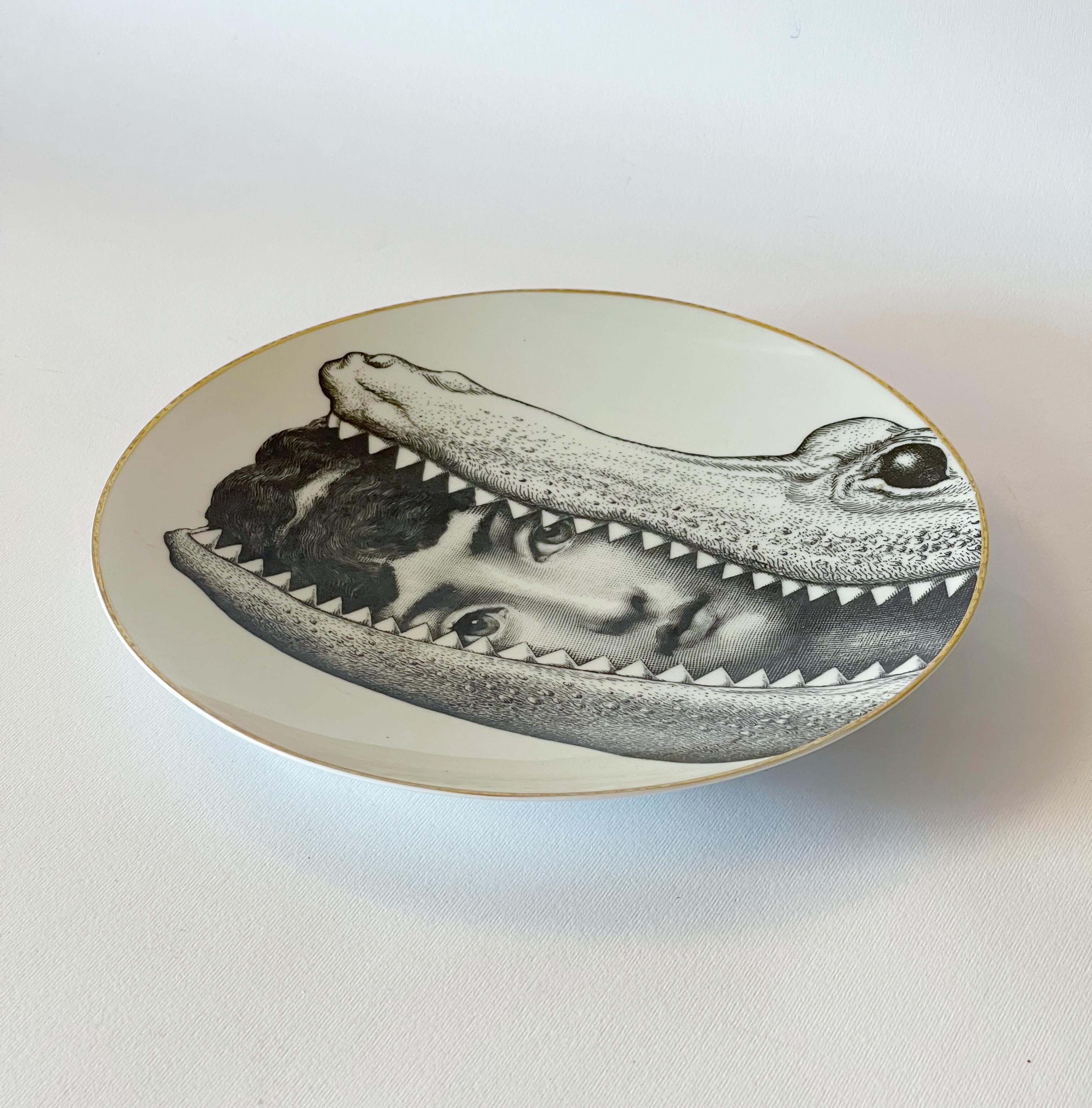 FORNASETTI Tema E Variazioni Plato de porcelana Motiv 24 Alemán en venta