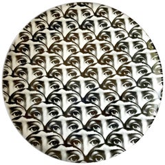 Piero Fornasetti Themes and Variations Milano Italy Porcelain Plate