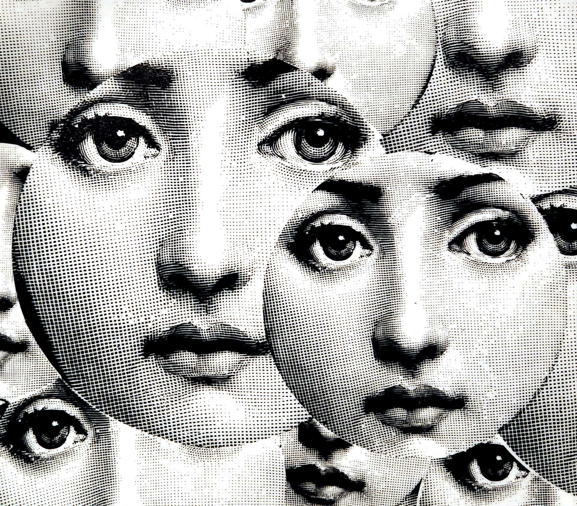 Mid-Century Modern Piero Fornasetti Themes & Variation Plate made as a Special Limited Edition 1985