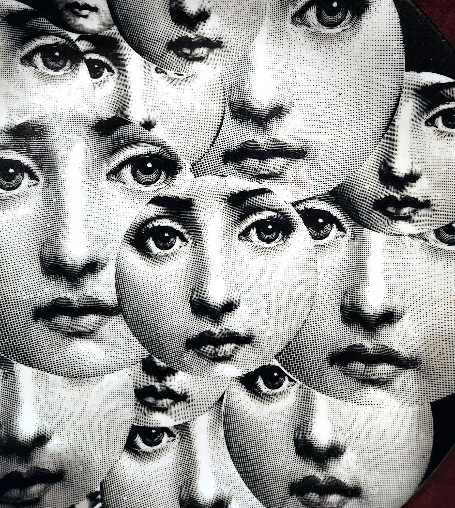 Italian Piero Fornasetti Themes & Variation Plate made as a Special Limited Edition 1985