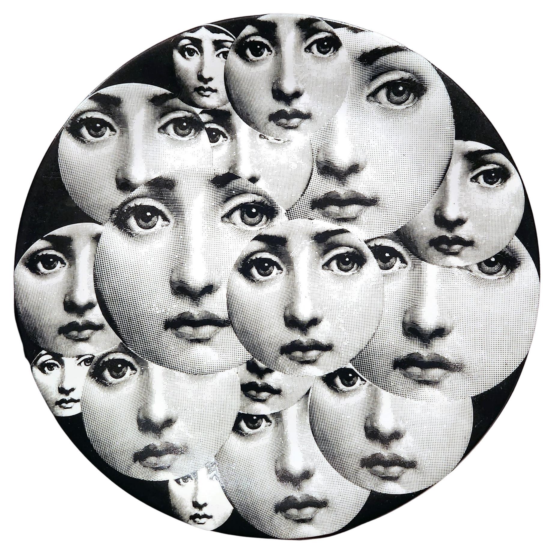 Piero Fornasetti Themes & Variation Plate made as a Special Limited Edition 1985