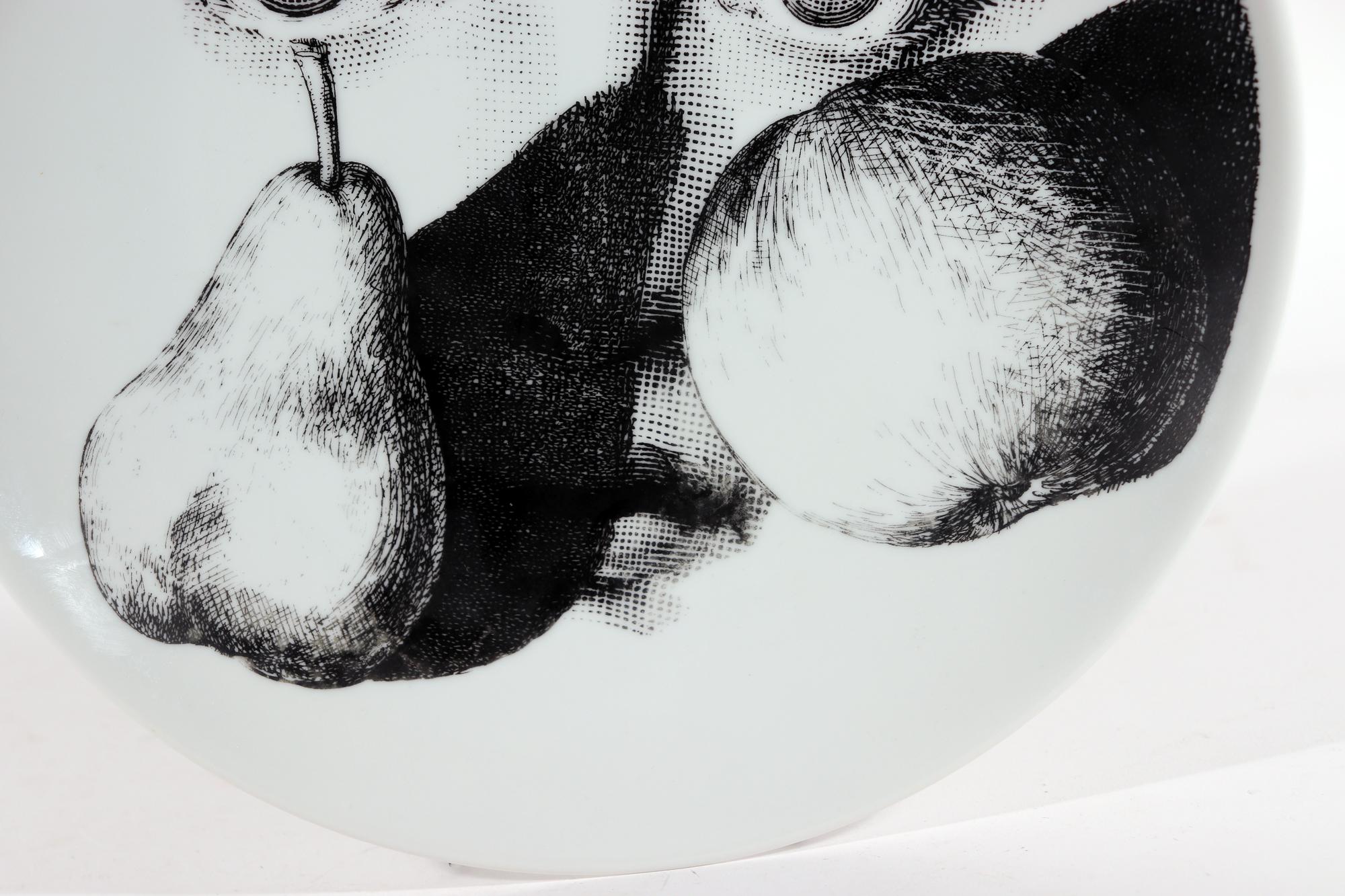 Italian Piero Fornasetti Themes & Variations Porcelain Plate, #218