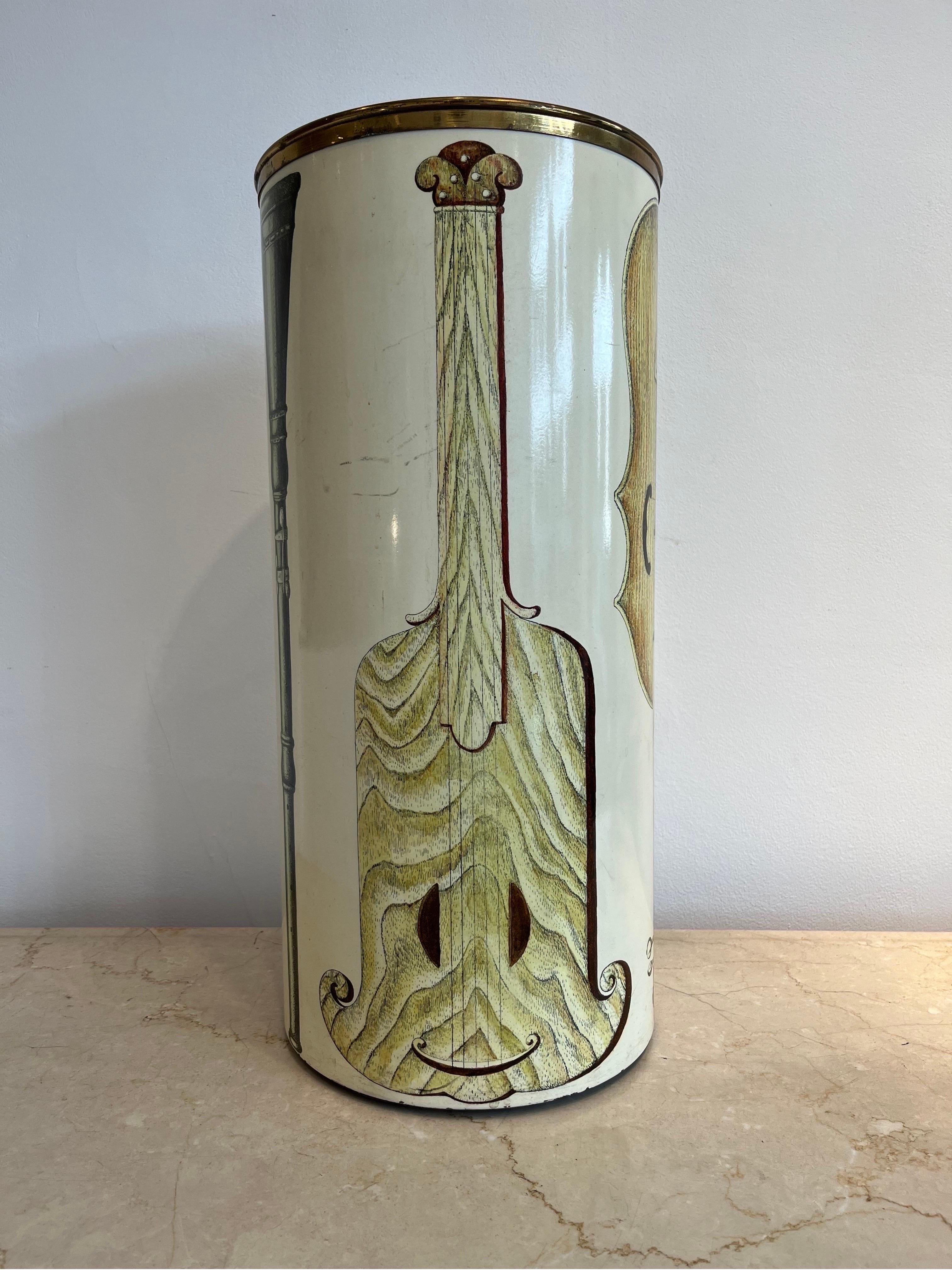 Mid-Century Modern Piero Fornasetti Umbrella Stand, 1950s