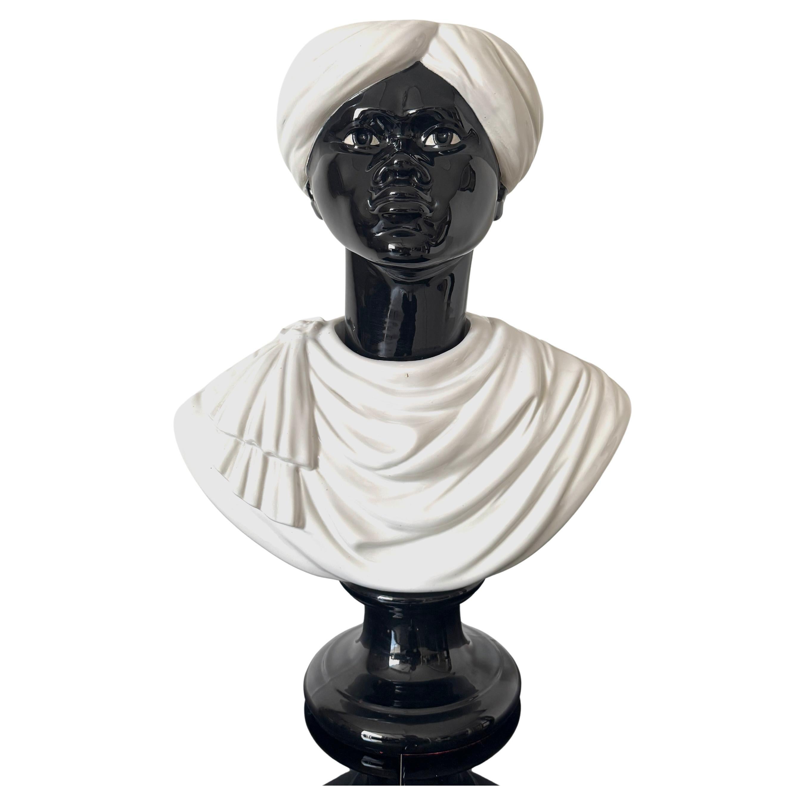 Piero Fornasetti, Vaso 'Testa di Moro', prod. Fornasetti, 1960er Jahre im Angebot