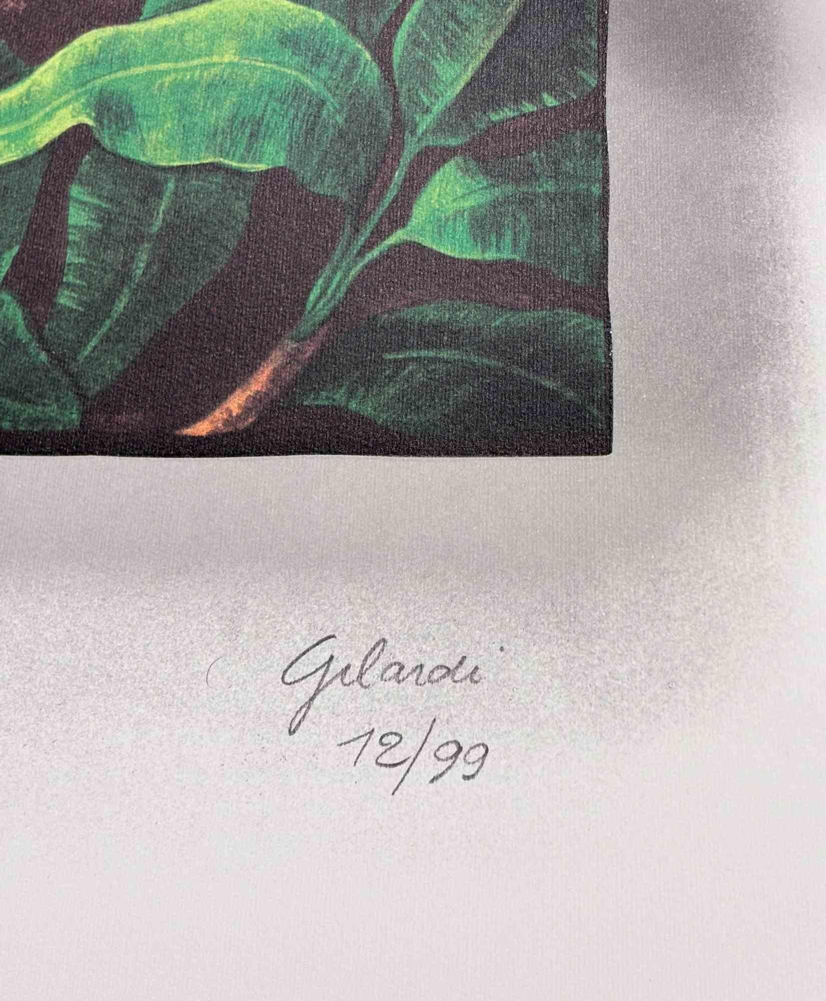 Manghi -  Litografía de Piero Gilardi - 1990 en venta 2