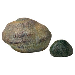 Piero Gilardi, Set of Two "Sassi" - "Rocks" Stones, Gufram Edition, Italy, 1960s