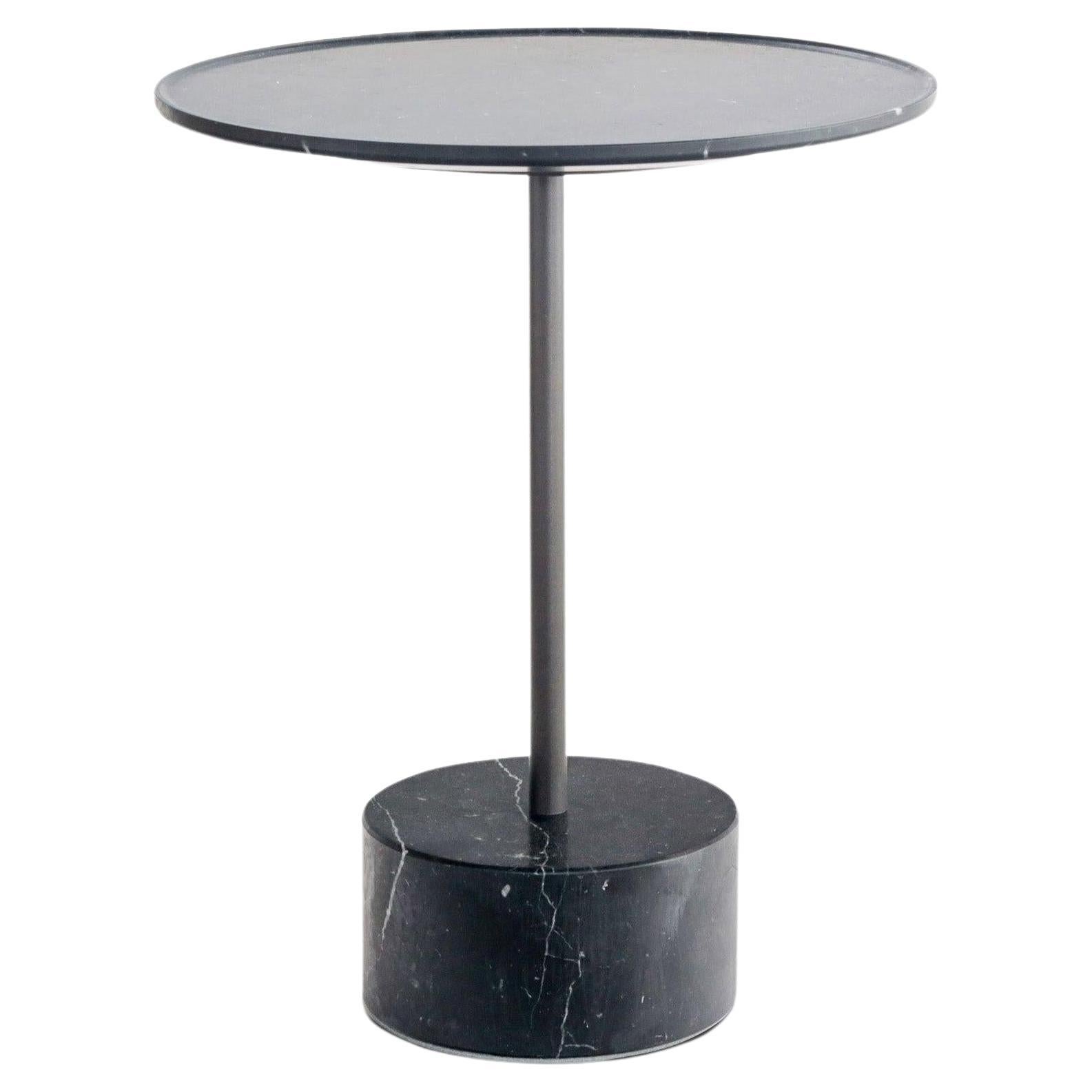 Piero Lissoni 194 9, niedriger Tisch aus schwarzem Marquina von Cassina