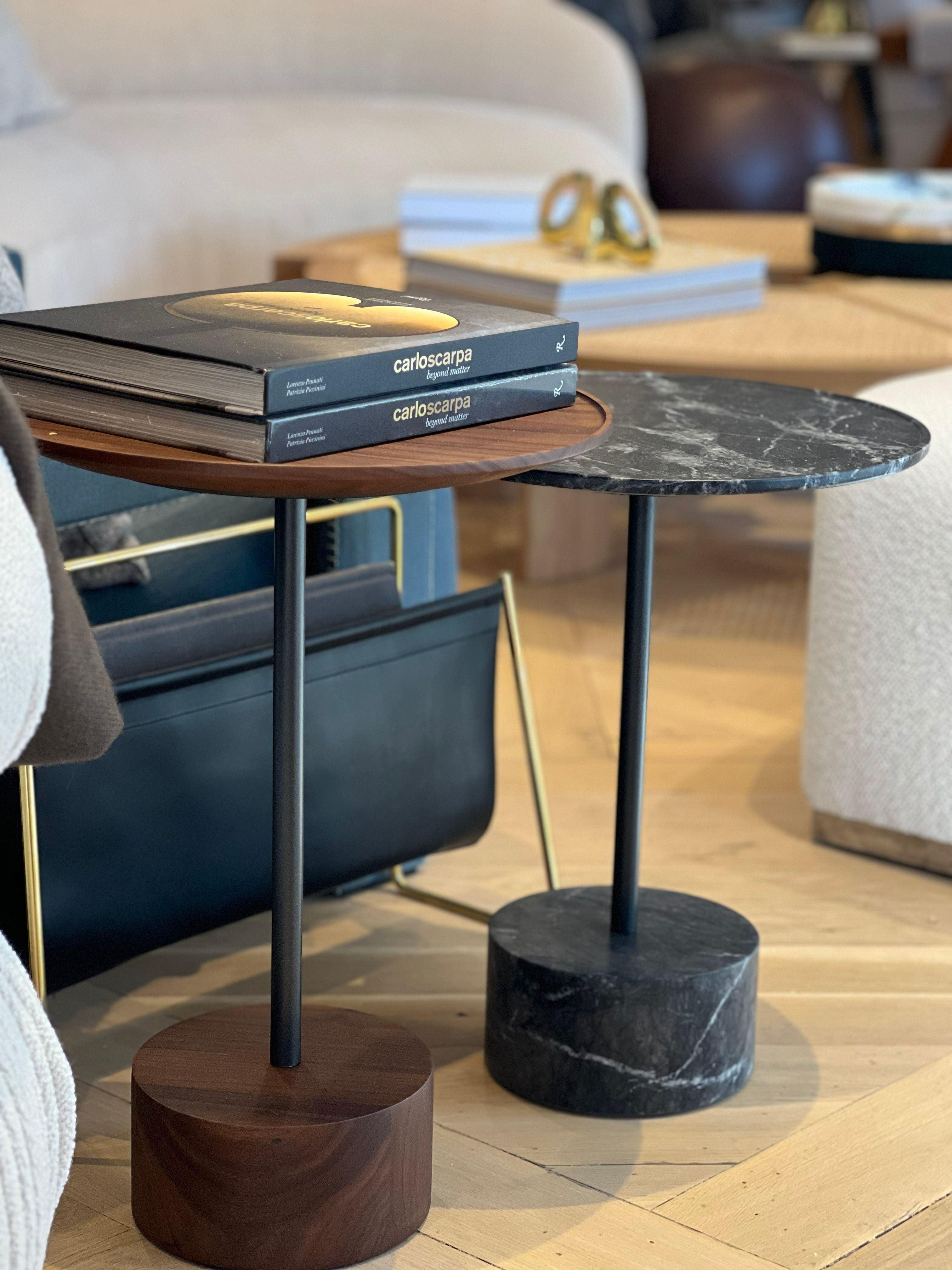 italien Table basse Piero Lissoni 194 9 en gris Carnico par Cassina en vente